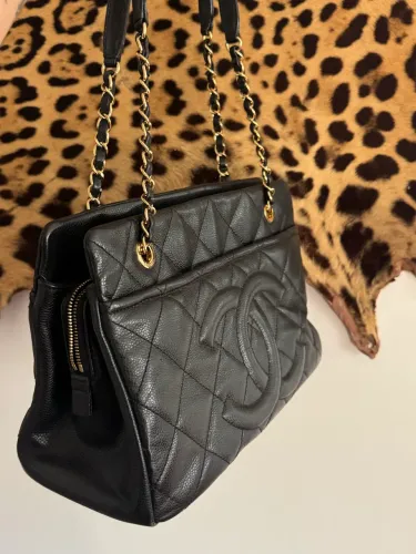 Bolsa chanel timeless cc shopper tote
