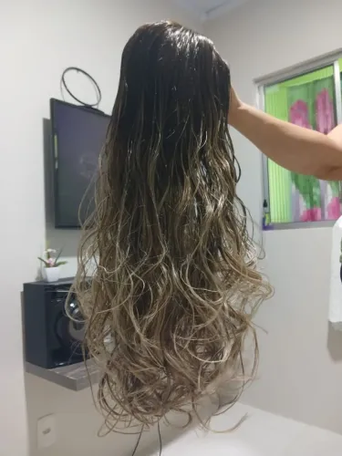 Lace front diamante