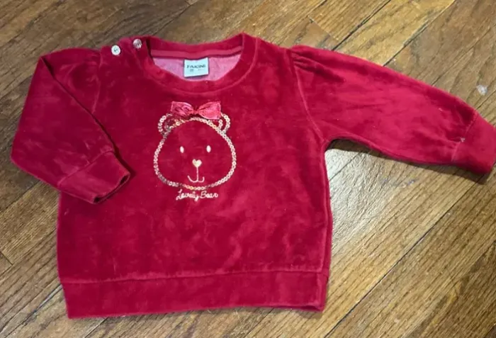 Blusa Plush Fakini tamanho 6 meses (desapego)