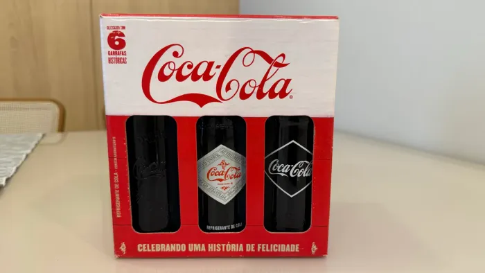 Kit comemorativo Coca-Cola - para colecionadores
