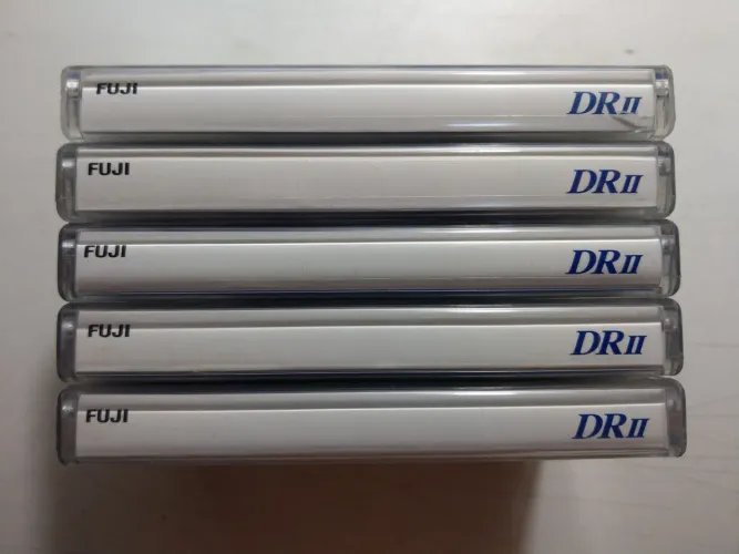 Fita cassete cromo Fuji DR II 90 (5 un)