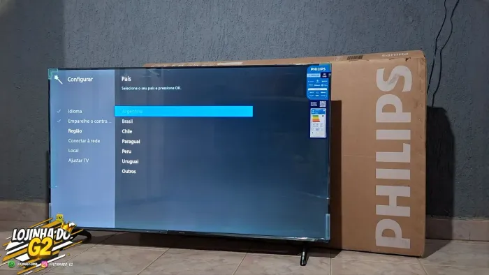 SMART TV PHILIPS 55 POLEGADAS 4K HDR10+ (NOVA SEM USO)