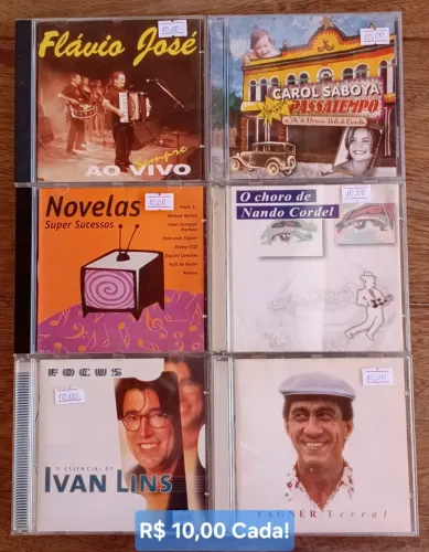 Cd's Originais Novos e Usados! R$10 - R$15 - R$20 - R$25 - R$30