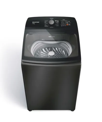 Máquina de Lavar Brastemp 12kg Cinza Platinum - 127V - Ciclo Tira Manchas Advanc