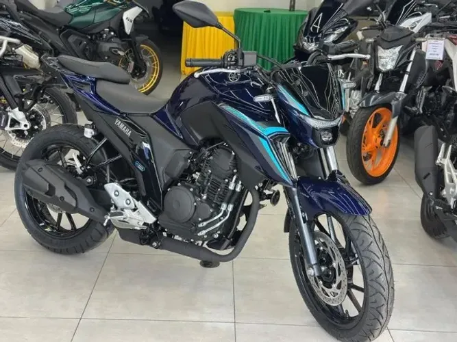 Yamaha FZ25 Fazer 250 Abs 2026 0Km Azul - Mepal Motos
