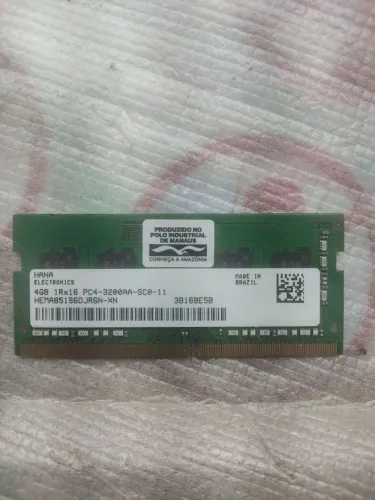 Memória 4gb..DDR 4....3200