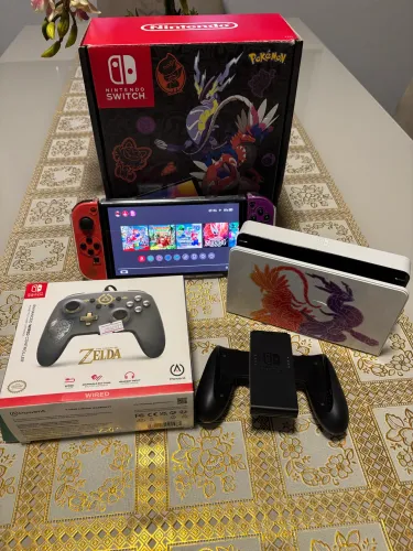 Nintendo Switch Oled desbloqueado edição Pokémon