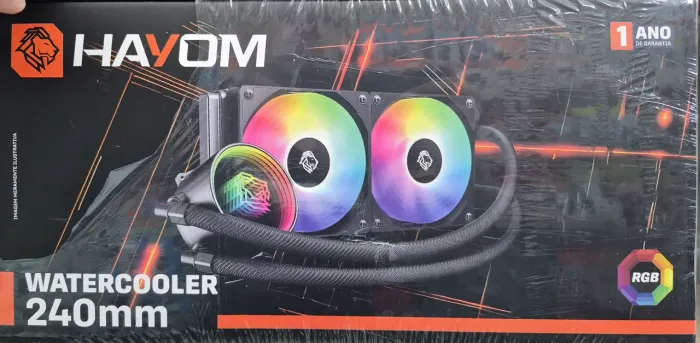 WATERCOOLER RAINBOW 240MM - PRETO REF: 13101