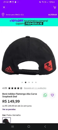 Boné do flamengo original 