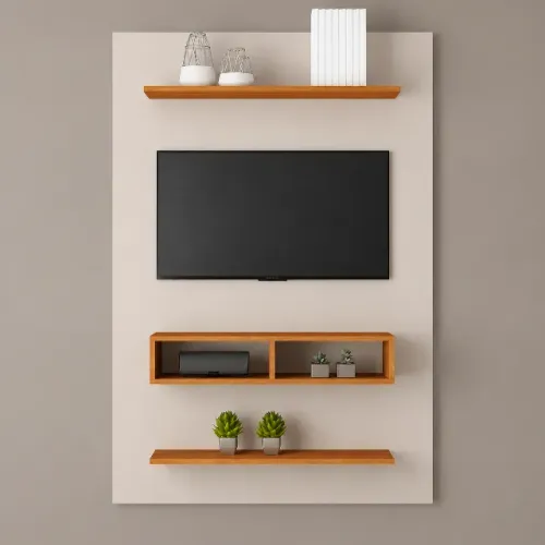 Painel Byte Off White/Mel novo 