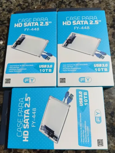 Case hd externo 3.0 funciona em ps5, ps4 ,ps3 ,todos xbox pc ,notebook etcproduto novo..