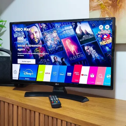 Smart TV LG 28" LED HD, webOS, Wi-Fi, 2 HDMI, USB