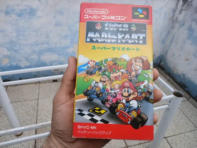 Super mario kart super nintendo 