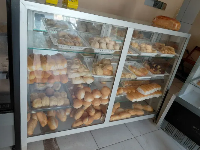 Vitrine expositora para padaria e comércio 