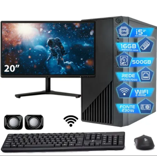 Computador completo Intel core i5 (2ª geração)+ 16GB ram+ 500GB+ monitor