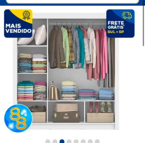 Guarda Roupa com 5 meses de uso