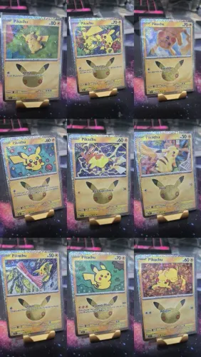 Cartas avulsas Pokemon 30 anos TCG