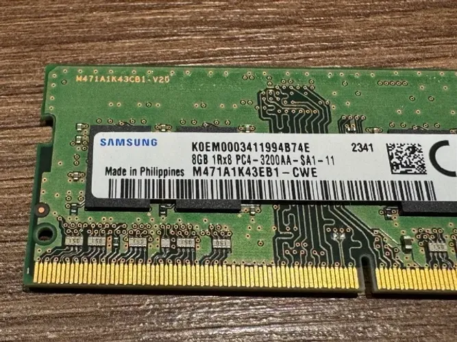 Memória Ram Notebook DDR4 8Gb 3200Mhz Samsung