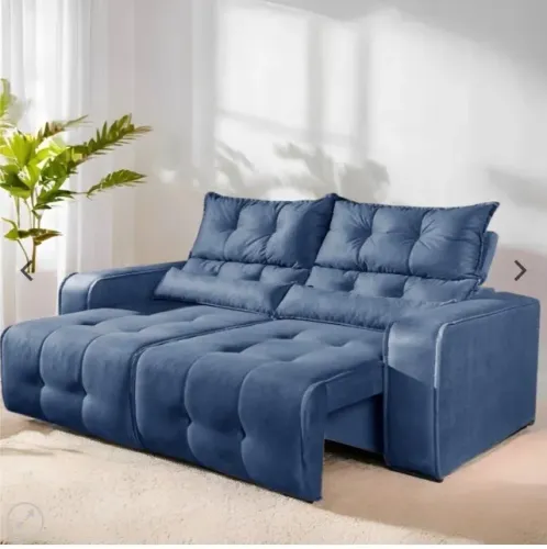 SOFÁ RETRÁTIL E RECLINÁVEL PREMIER COMFORT 2,00 m - DECORAR ESTOFADOS