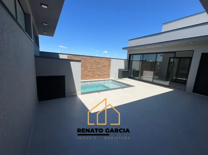 Casa de luxo em condomínio: 3 quartos, 3 suítes, 2 salas, 5 banheiros, 4 vagas de garagem,