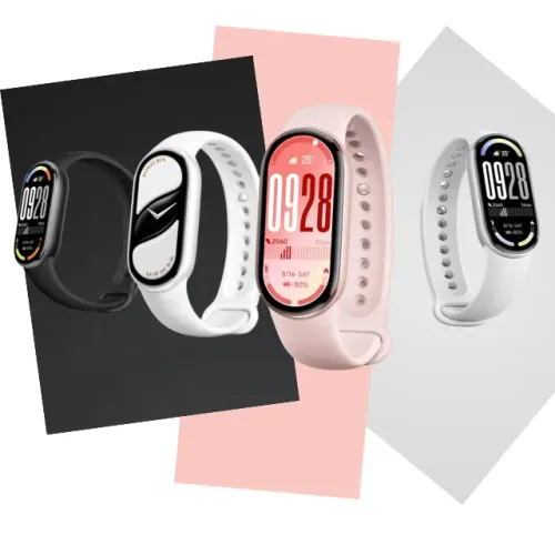 Mi Band 10 Prata, Preto e Rosa R$ 499,00 A VISTA