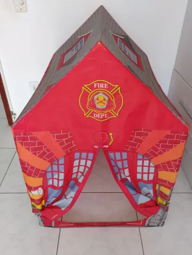 Barraca infantil bombeiro