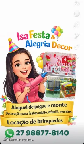 Pegue e monte,decoração,locação de brinquedos
