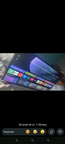 LG 50" 4K Smart ThinQ AI - Semi Nova - R$2.000 PIX
