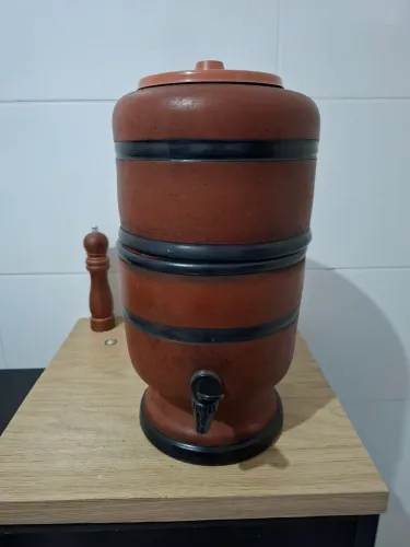 Filtro barro pequeno excelente estado