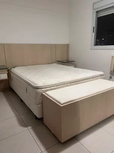 Cama Casal Medidas: Largura 155 × 197 de comprimento 