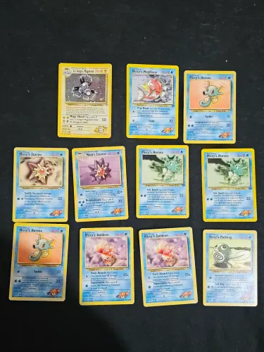 Pack Cartas Gym - Misty & Surge