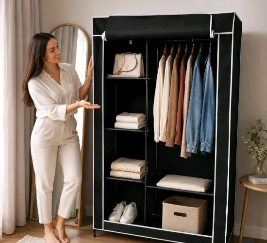 Guarda roupa novo solteiro dobrável P