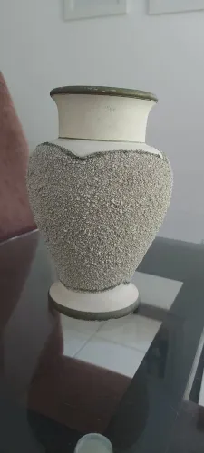 Vaso Decorativo De Cerâmica Vintage Antigo