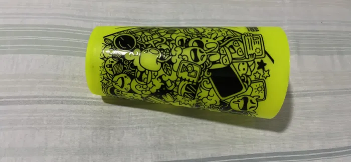 Copo Acrílico Neon Divertido "Eu não tenho problema com bebida..."