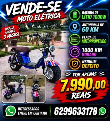 Scooter x13 semi nova com 3 meses de uso 