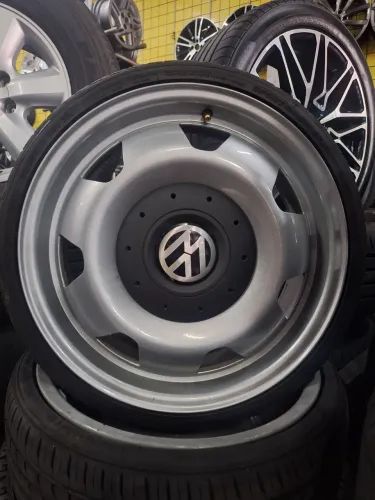 Rodas 17 Eurovan + pneus novos 185/35 tudo novo 