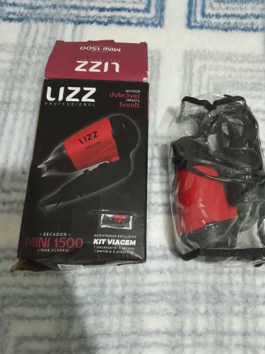 Secador de Cabelo Mini Dobrável Lizz Bivolt