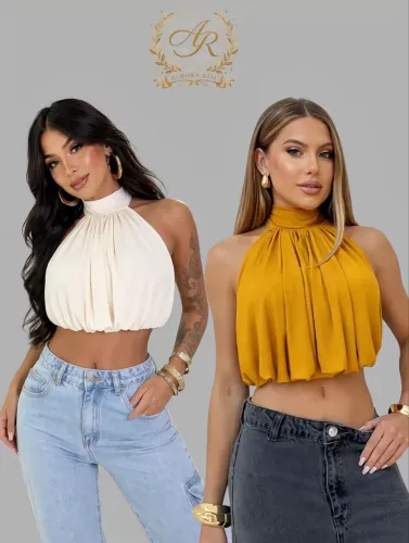 Cropped branco (novo) P
