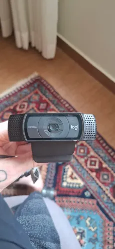 Webcam Logitech HD 1080p usada