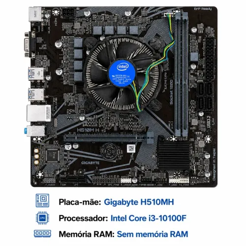 Combo Placa Mãe e Processador