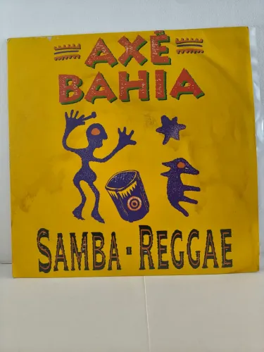 LP vinil Axé Bahia Samba Reggae Edson Gomes, Gerônimo, Reflexus, Sarajane, Terceiro Mundo