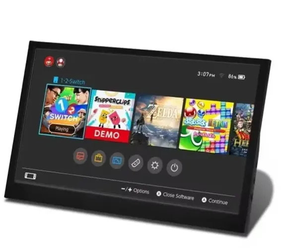 Monitor 11.6" gamer em perfeito estado + Microfone MI-G10