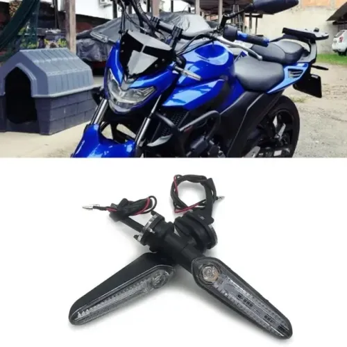 Par De Piscas Led Seta Yamaha Encaixe Original Mt03 Mt07 Mt09 Tracer