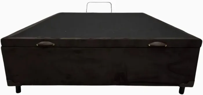 Cama Base Box Baú Viúva Marrom Escuro Expresso 