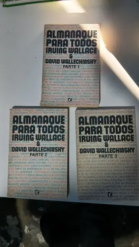 Coleção Completa Almanaque Para Todos (3 Volumes) - Irving Wallace