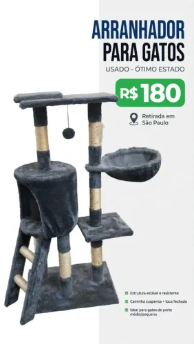Arranhador trapézio pra gato