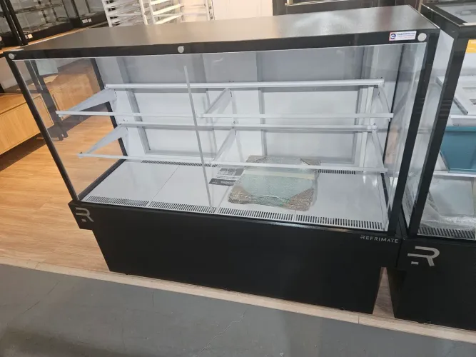 vitrine refrigerada para padaria 1,45m vanguard plus