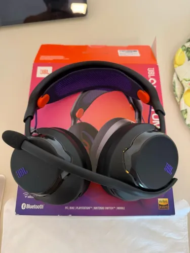 Headset Gamer JBL Quantum 650 Wireless Black - Com NF e Garantia (Impecável)