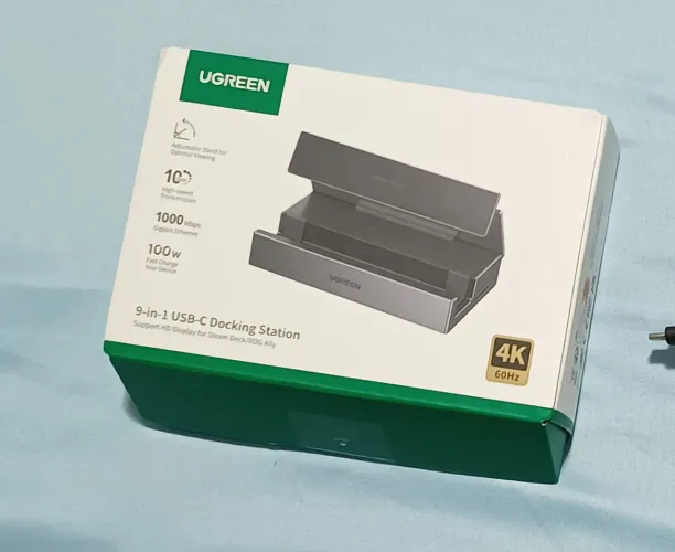Dock UGREEN 9 em 1 USB-C para Steam Deck, ROG Ally, Legion Go e PCs/Notebooks