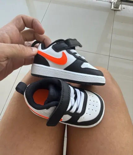 tênis nike court borough 2 infantil 18,5 bra